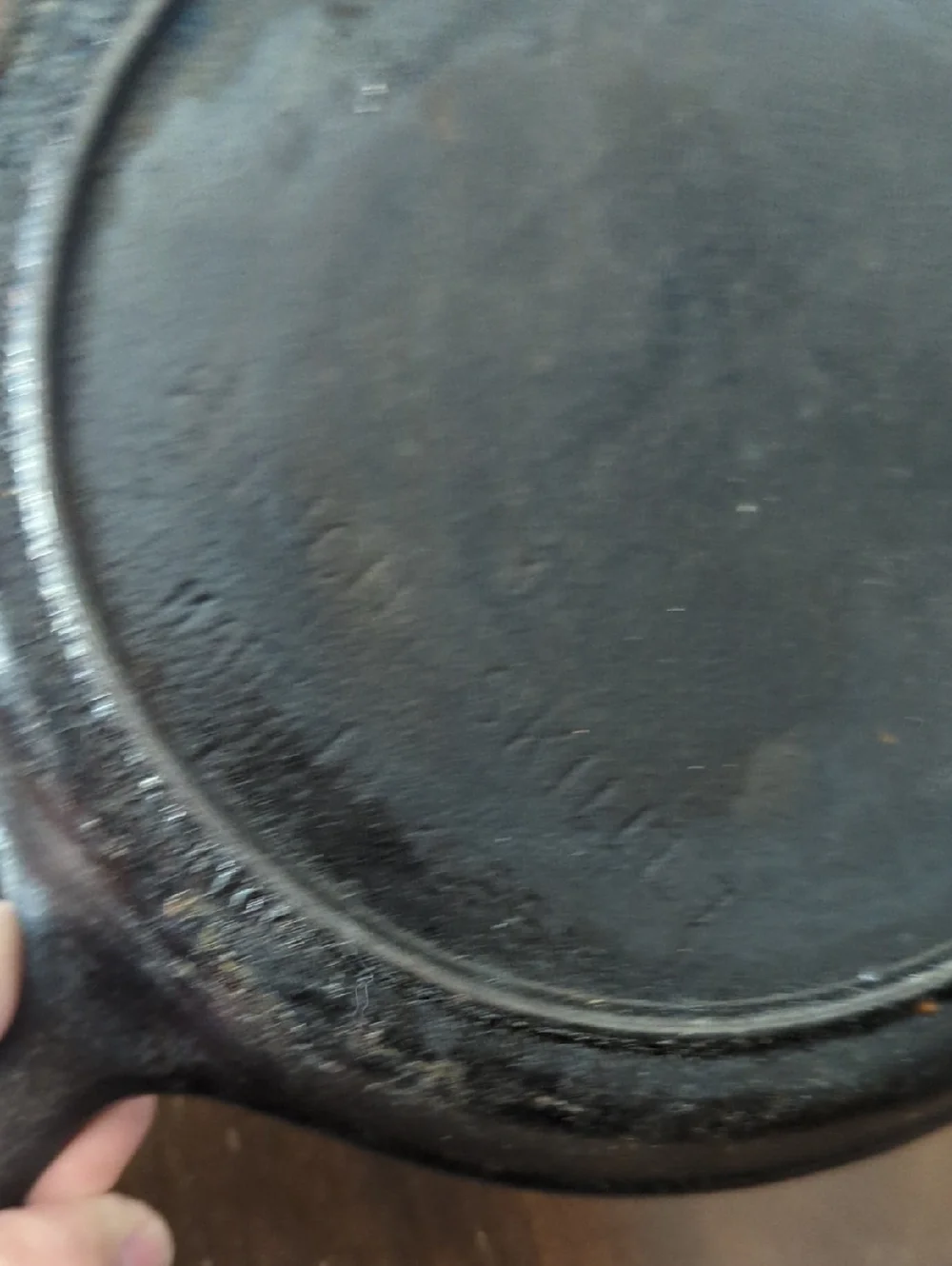 Vintage 8 Inch Korean Cast Iton Skillet